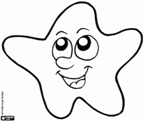 Omalovánka Hvězda s úsměvem 