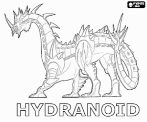 Omalovánka Hydranoid Bakugan