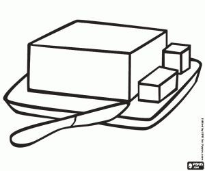 Omalovánka Hůl másla