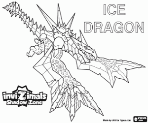 Omalovánka Ice Dragon, Invizimals Shadow Zone