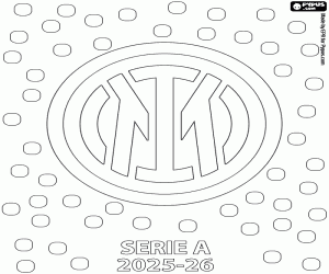 Omalovánka Inter Milán, mistr 2025-2026