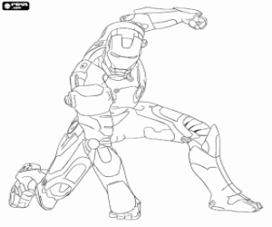 Omalovánka Iron Man