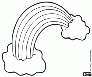 Omalovánka Irská duha