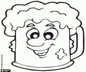 Omalovánka Irské pivo