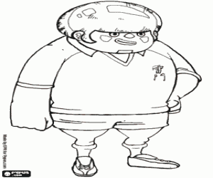 Omalovánka Jack Wallside Inazuma Eleven