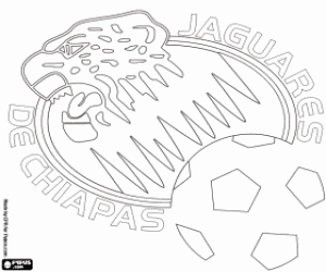 Omalovánka Jaguares de Chiapas logo