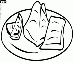 Omalovánka Japonské losos, Yaki saké