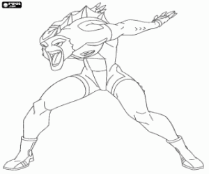 Omalovánka Ještěrka, galaktické fotbalista