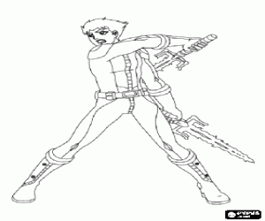 Omalovánka Josh Kirkpatrick, Team Galaxy