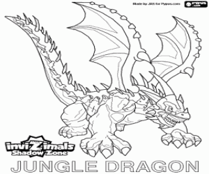 Omalovánka Jungle Dragon, Invizimals Shadow Zone