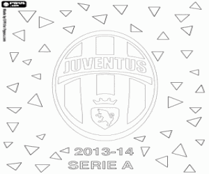 Omalovánka Juventus, mistr 2013-2014
