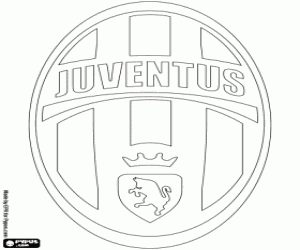 Omalovánka Juventus odznak