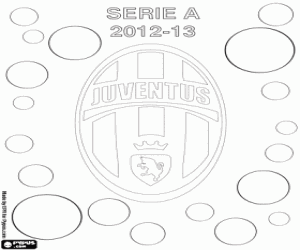 Omalovánka Juventus Turín, šampion 2012-13
