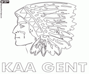 Omalovánka KAA Gent logo