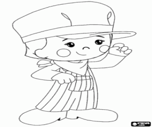 Omalovánka Kamila, strojník vlak