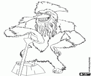 Omalovánka Kapitán, prehistorické opičí