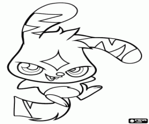 Omalovánka Katsuma z Moshi Monsters