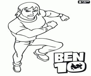 Omalovánka Kevin Levin, Ben 10 Alien Force