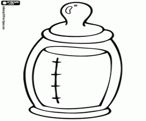 Omalovánka Kojenecká láhev na krmení