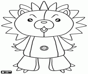 Omalovánka Kon, znak Bleach