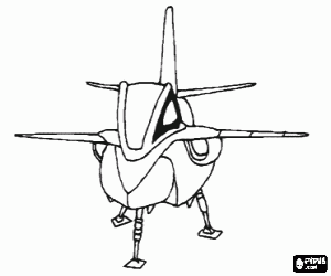 Omalovánka Kosmická loď