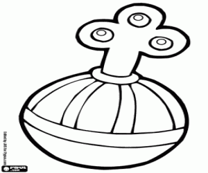 Omalovánka Koule s křížkem