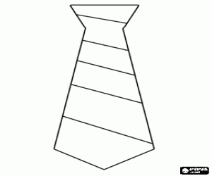 Omalovánka Kravata, dárek pro tatínka