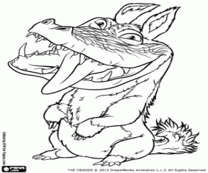 Omalovánka Krokodýl pes Douglas