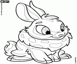 Omalovánka Králík Neopets, Cybunny