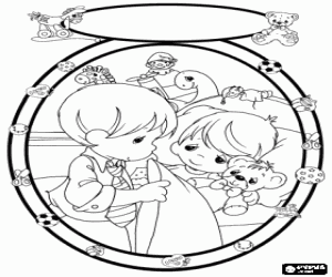 Omalovánka Krásná kresba pro otce