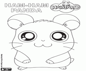 Omalovánka Křeček Ham-Ham Panda