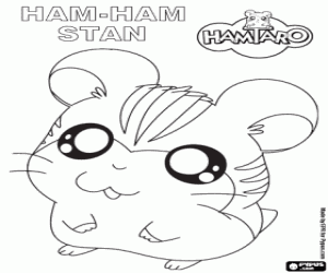 Omalovánka Křeček Stan, Ham-Ham