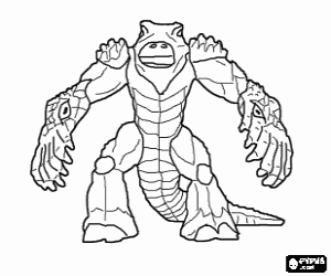 Omalovánka L'imprevedibile silente, Gormiti