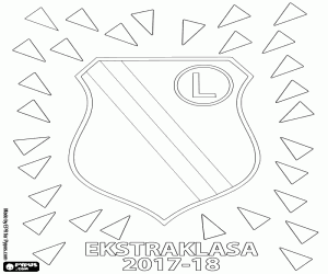 Omalovánka Legia Varšava, Ekstraklasa 2017-2018
