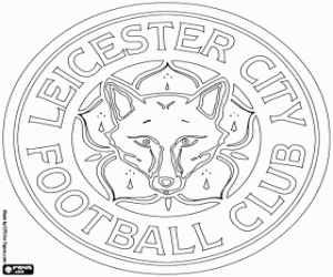 Omalovánka Leicester City emblém