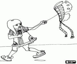 Omalovánka Let draka