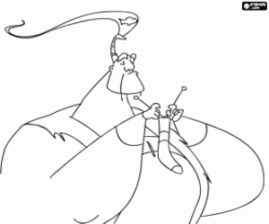 Omalovánka Lian Chu, Lovec draků