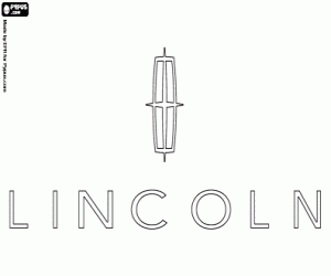 Omalovánka Lincoln Motor Company logo