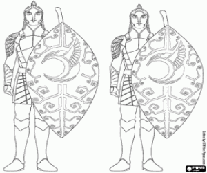 Omalovánka Listové muži