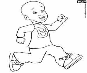 Omalovánka Little Bill s jeho tričko