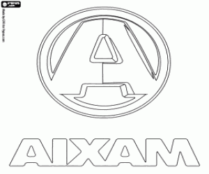 Omalovánka Logo Aixam