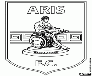 Omalovánka Logo Aris Soluň FC