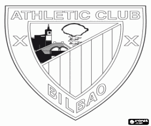 Omalovánka Logo Athletic Club de Bilbao