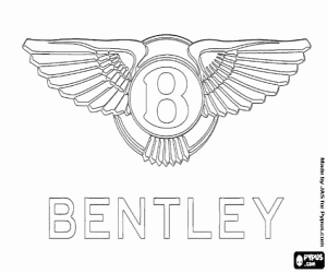 Omalovánka Logo Bentley