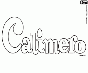 Omalovánka Logo Calimero