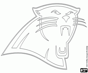 Omalovánka Logo Carolina Panthers