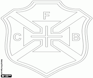 Omalovánka Logo CF Belenenses