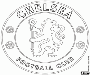 Omalovánka Logo Chelsea FC