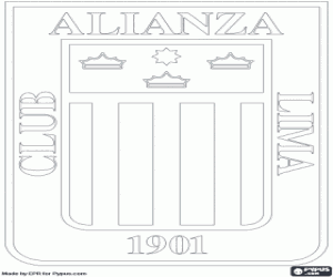 Omalovánka Logo Club Alianza Lima