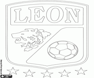 Omalovánka Logo Club León FC